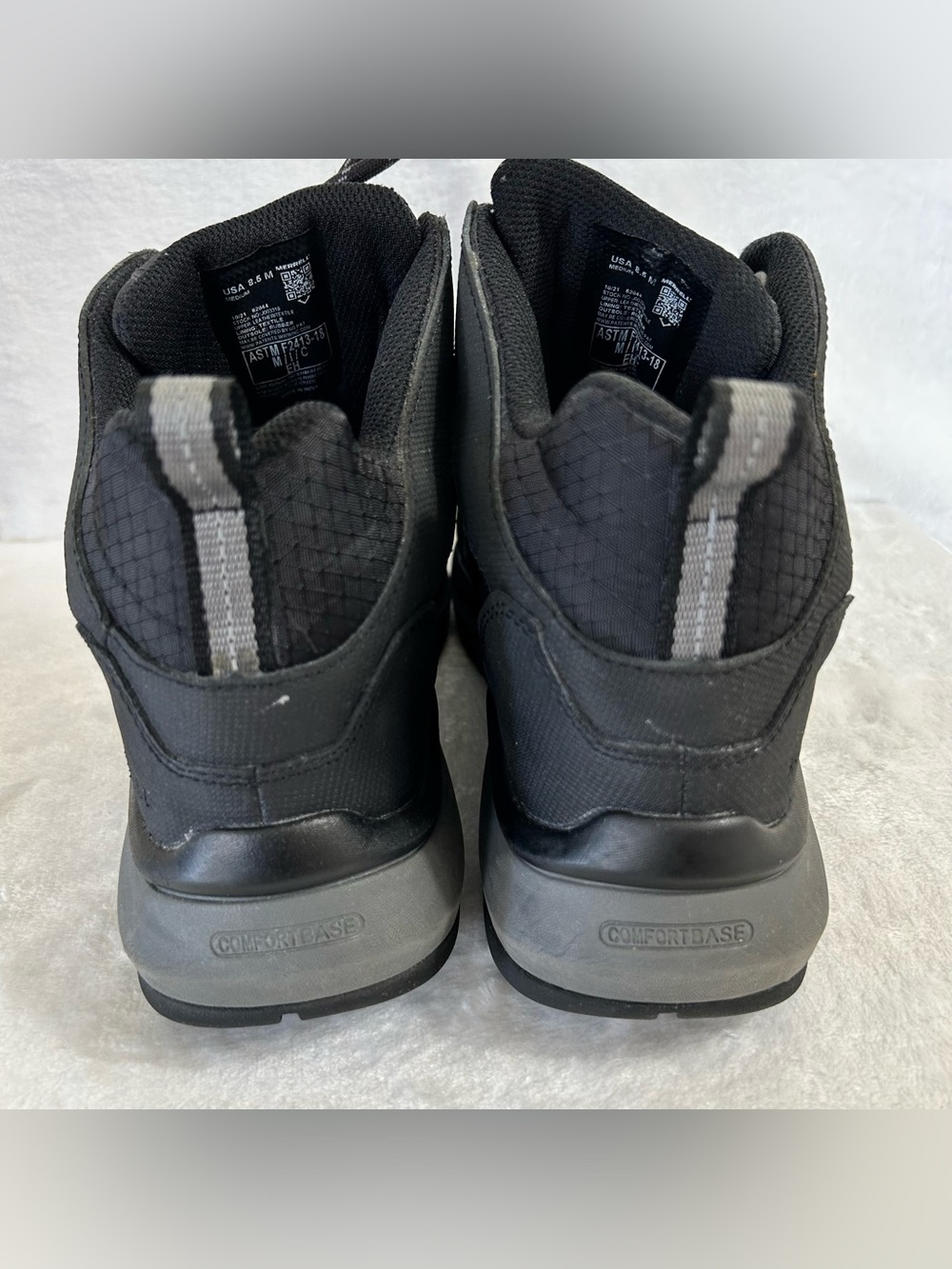 Merrell Men's Work Fullbench Speed Mid Carbon Fiber Boots Size 8.5 M Black - Picture 5 of 7